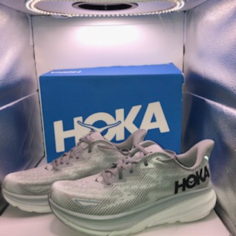 COPY - Hoka Clifton 9 grey comfort shoes in excellent condition!